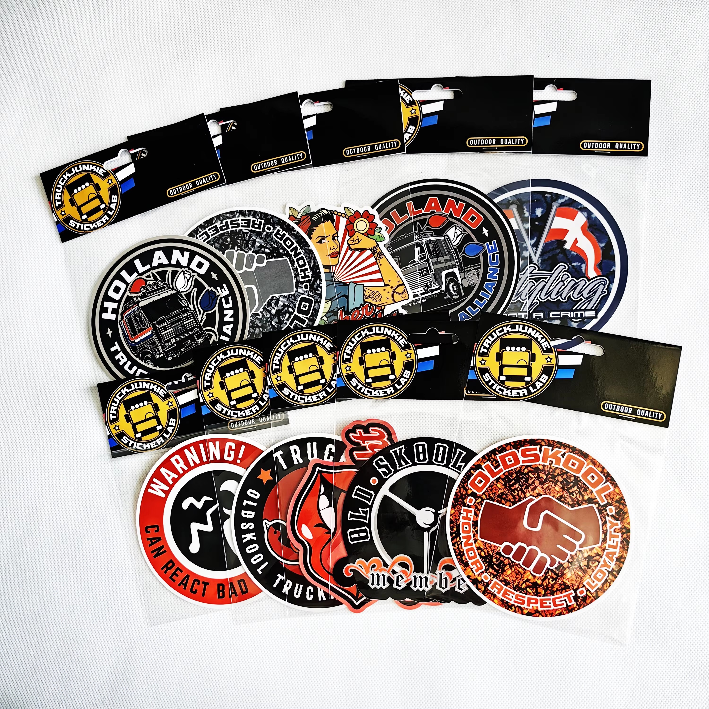 Sticker pack-customized colors example F