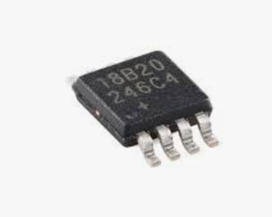 DS18B20U + T & R Sensor de temperatura digital de alta precisión ± 0,5 °C, interfaz de 1 Cable, SMD de-55 °C A + 125 °C Rango DS18B20U + T & R - Product Image 1