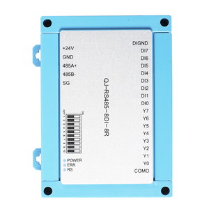 8-Channel RS485 <strong>Digital</strong> <strong>Input</strong> &amp; Relay Output <strong>Module</strong> 24VDC RS485 <strong>Modbus</strong> RTU Protocol Communication Data Acquisition Board