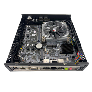 Mini ITX PC-Gehäuse Office Industrie computer Desktop-Gehäuse schlankes Gehäuse