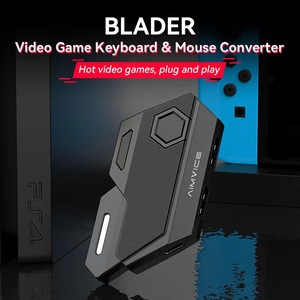 视频游戏转换器混合Blader 7合1键盘鼠标转换器控制台控制器转换器适配器，用于X B PS开关
