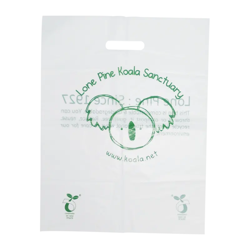 Güvenlik özelliği ve gravür baskı ile özel Logo baskılı kare alt plastik alışveriş çantası torba tek kullanımlık sebze çanta