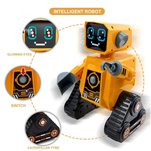 Uzaktan kumanda oyuncak eğitim karikatür varış plastik akıllı dans elektronik rc robot rc oyuncak robot - Product Image 1