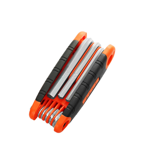 Portable CRV Steel Pocket Folding Multi Tool Allen <strong>Key</strong> Wrench Set Multi Allen <strong>Key</strong> Fold Allen Wrench Set <strong>8pc</strong> <strong>Hex</strong> <strong>Key</strong> Wrench - Product Image 4