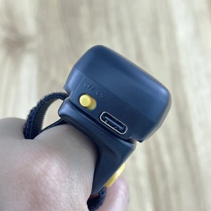 Mini escáner de código de barras de anillo inalámbrico ergonómico, generador de imágenes de código QR, interfaz USB PDF417, lector portátil de escaneo automático, stock de Mindeo en línea - Product Image 5