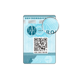 Etiqueta DE SEGURIDAD DE CÓDIGO QR DE SEGURIDAD antifalsificación personalizada de fábrica de China - Product Image 4
