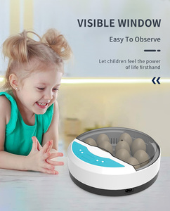 WONEGG Low <strong>Cost</strong> 9 Egg Hatcher for Beginners with Auto Temperature and LED Egg Tester Easy to <strong>Use</strong> - Product Image 5