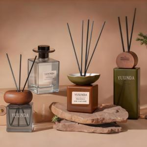 Mới 50ml 100ml 150ml 200ml 500ml Rỗng sang trọng bơm lại nhà hương thơm hương thơm hương THƠM VUÔNG mờ kính khuếch tán chai - Product Image 1