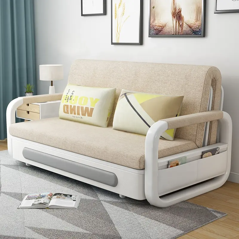 جديد وصول تصميم أفضل نوعية المنزل مكتب القيلولة المطاوع الحديد المورد المعادن سرير قابل للطي أريكة الأثاث