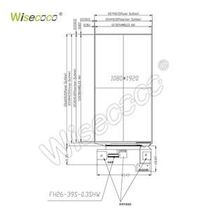 Wisecoco 5.5 Inch Amoled <strong>Display</strong> 1080*1920 H-DMI <strong>RGB</strong> <strong>Interface</strong> Oled <strong>Lcd</strong> Screen <strong>Display</strong> 1080 <strong>Module</strong> - Product Image 3
