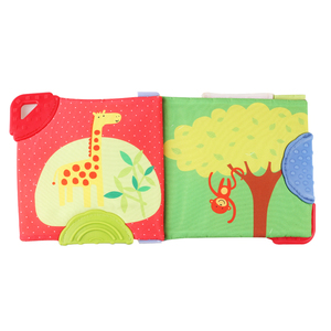 Unisex Early Educational Plush Book <strong>Toy</strong> with Teether Soft Cloth Animal Shape Quiet <strong>Style</strong> for 3-6 Months <strong>Old</strong> Babies-Packaged Sets - Product Image 4