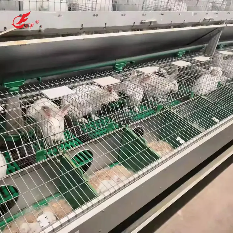 En gros Pas de QUANTITÉ MINIMALE DE COMMANDE vente chaude moderne conception lapin cage Usine Chine Couche soudés d'élevage commercial lapin cage de treillis métallique