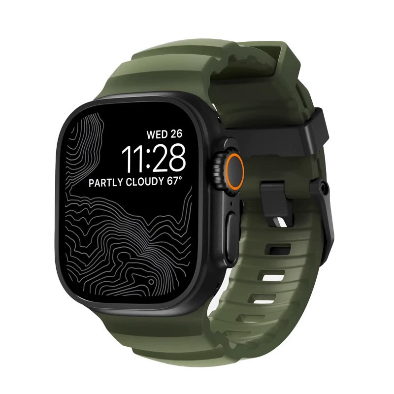 4#Olive green (Black Buckle)