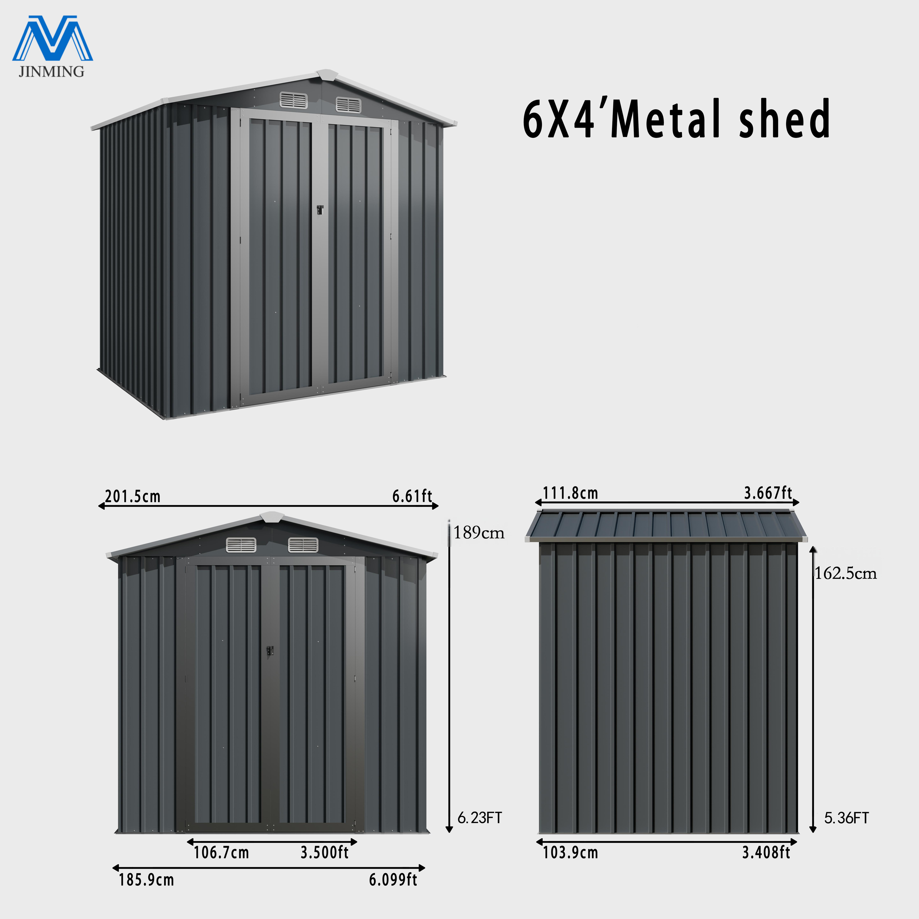 6X4Sloping roof
