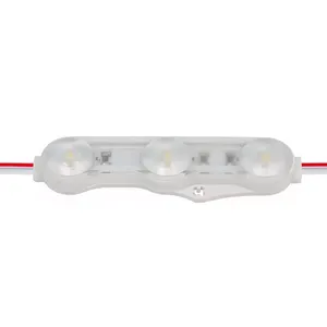 ไฟ LED 3โมดูลไฟ LED 12V24V DC 1.5W 20ชิ้นต่อสตริงสำหรับโฆษณา Lightbox ไฟ LED โมดูล LED