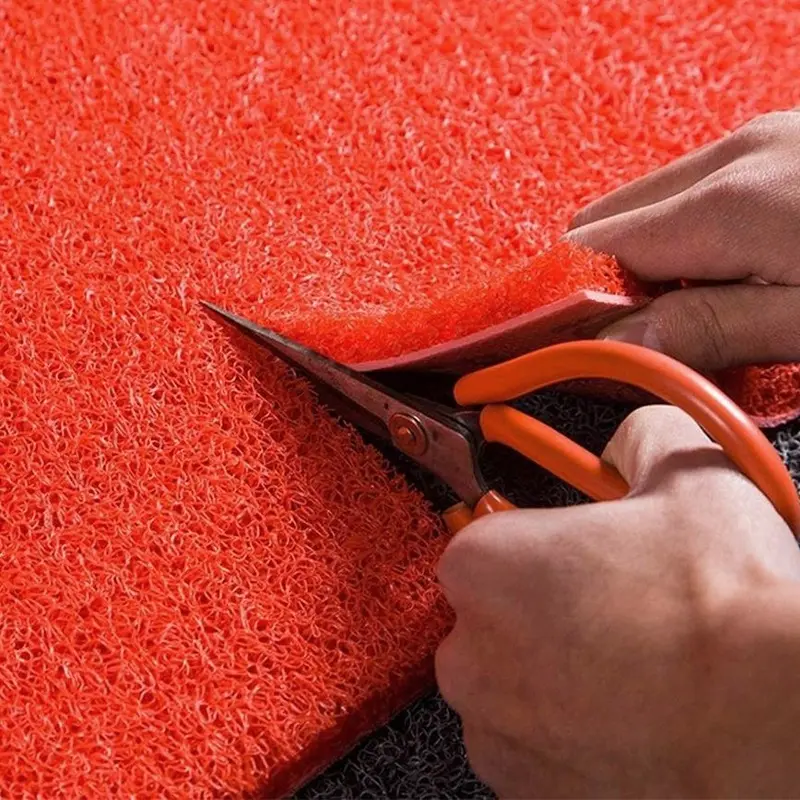 Großhandel Verschiedene Farbe frei schneiden Anti-Rutsch-Eingang PVC-Spule Boden matte