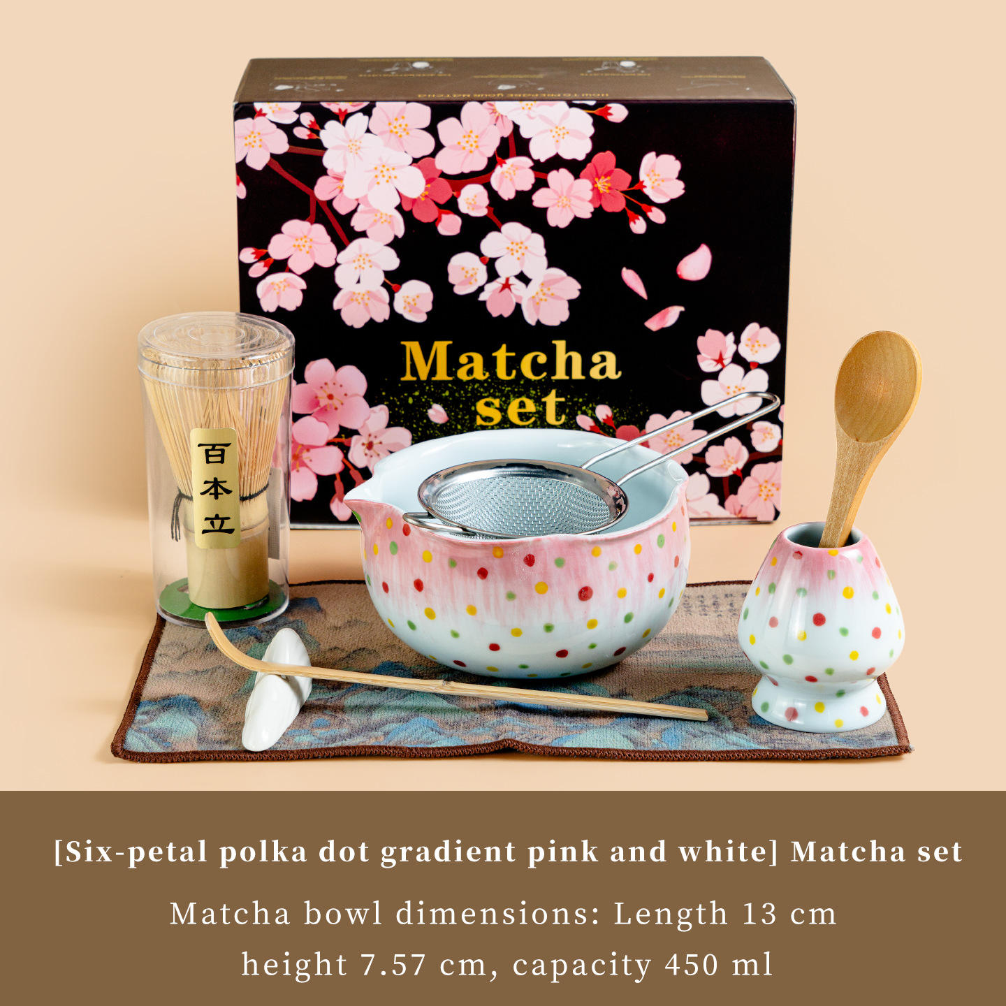 Rosa degradado - Conjunto Matcha