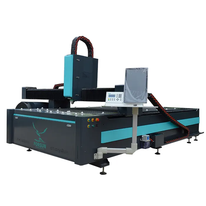 FORSUN macchina da taglio laser cnc in acciaio inossidabile con bloccaggio automatico per lamiere