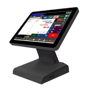 Sistema POS Till de pantalla táctil de Windows Android de pantalla dual única de 15 pulgadas - Product Image 5