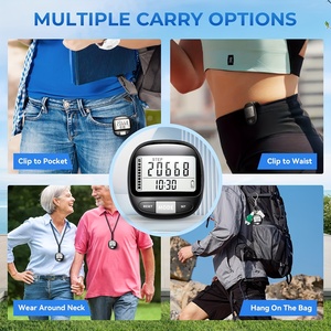 Xe đạp chu kỳ máy tính Xe Đạp Đồng hồ tốc độ 3D cảm biến bước truy cập Đi bộ Chạy 3D đơn giản Pedometer Bước truy cập - Product Image 6