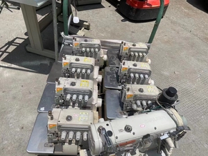 Ikinci el japonya marka Pegasus M800 overlok makinesi dikiş örme kumaşlar için 4 iplik endüstriyel overlok makinesi - Product Image 5