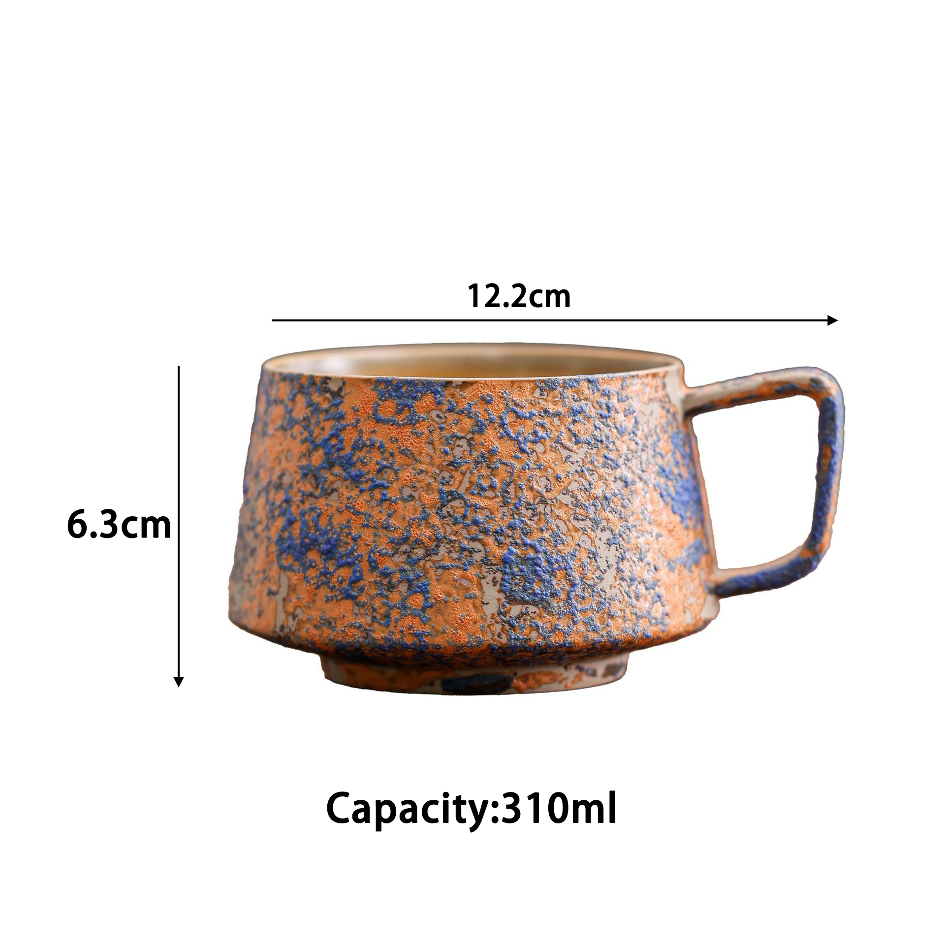 Taza Atenas azul colorida
