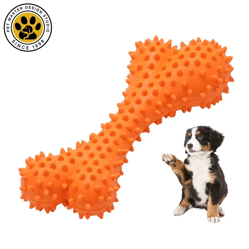 Sinsky Uniek Ontwerp Op Maat Gemaakt Zacht Rubber Interactieve Rubber Designer Hondenspeelgoed Botvormig Groothandel Hond Hond Kauwspeelgoed