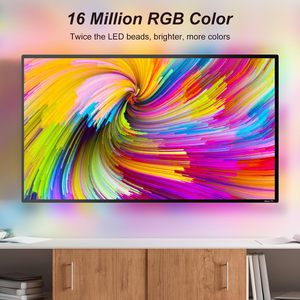 ボタンバージョン4K HDRスマートテレビ同期バックライトストリップ周囲照明キット | 自動適応バックライト & スクリーンカラー同期 - Product Image 4