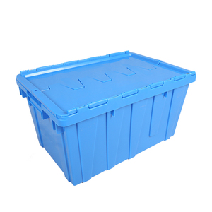 Caja de transporte de fruta apilable, contenedor de almacenamiento móvil de plástico, caja de logística - Product Image 2