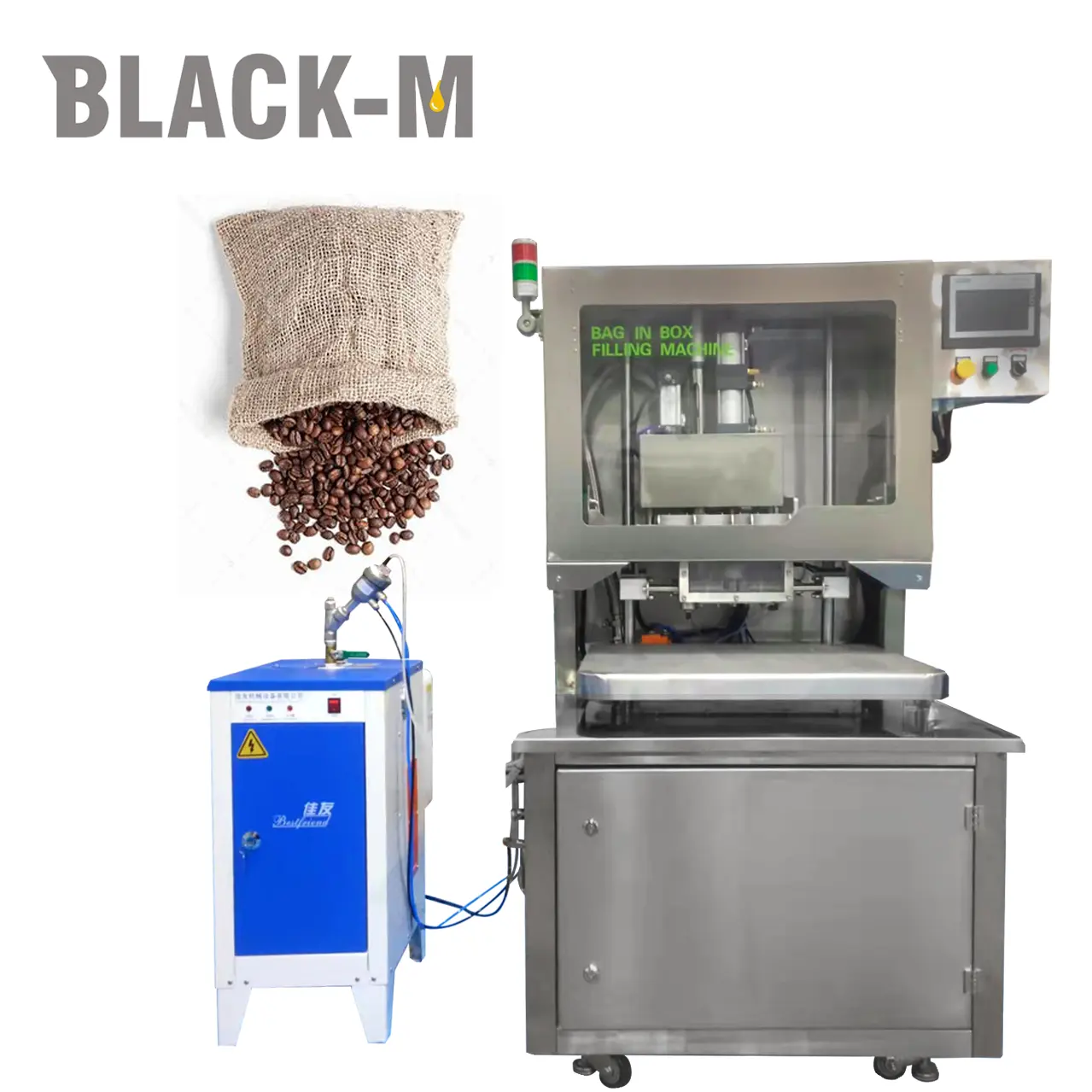 Macchina riempitrice per pesatura pettorina liquida borsa caffè nero per piccole imprese prezzo di fabbrica