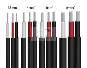 PV không thấm nước cáp năng lượng mặt trời đen đỏ solarcable cho tấm pin mặt trời dây cáp & lắp ráp Cáp - Product Image 3