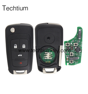 รีโมทกุญแจรีโมท Chevrolet 4ปุ่มพับได้พร้อมชิป ID46 315MHz ไร้กุญแจและกุญแจ - Product Image 1