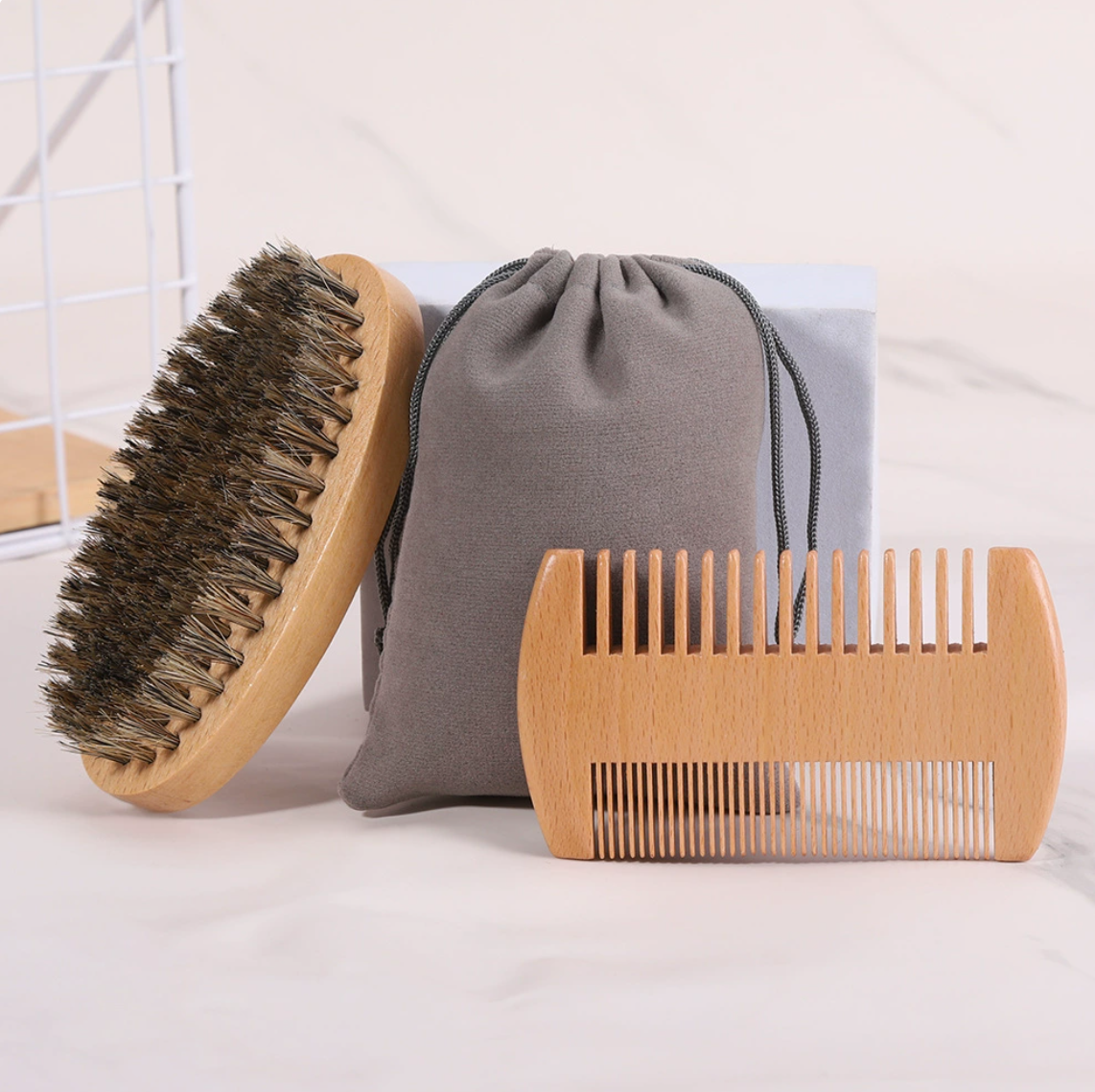16140 Brosse à barbe 3 pièces
