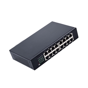 Nuovo tipo Mini Internet Ethernet Switch 16 porta 10/100m interruttore di rete SNMP QoS funzione 2G capacità 12 mesi prezzo interessante