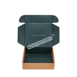 יצרן מותאם אישית אקו pacote de envio נייר ecologic מלאכה מתנה בת קיימא משלוח תיבת דואר