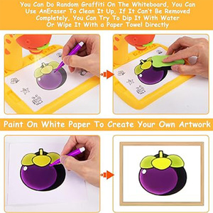 Sıcak satmak çok fonksiyonlu çocuk geyik çizim masası erken eğitim öğrenme Graffiti projeksiyon çizim kurulu oyuncak toptan - Product Image 3