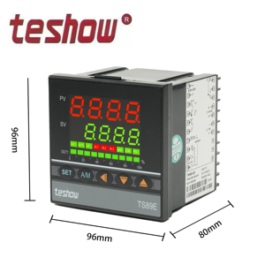 Teshow TS89E Controlador de termostato PID Una salida 48mm * 48mm Controlador de temperatura Todas las entradas OEM ODM Material plástico compatible - Product Image 1