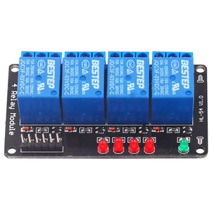 4-way <strong>relay</strong> module 4-way <strong>relay</strong> driver module MCU <strong>control</strong> board 5v