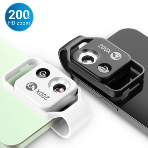 Hızlı kargo Best Seller cep telefonu aksesuarları güçlü yakınlaştırmalı mikroskop CPL ile tüm Smartphone Handy LED 200X mikroskop - Product Image 1