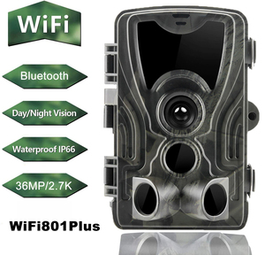 SUNTEK WiFi APP Control 36MP 2.7K กล้องล่าสัตว์,กล้องส่องกลางคืนกันน้ำ IP65กล้องตรวจสอบเส้นทาง WiFi 801Plus - Product Image 2