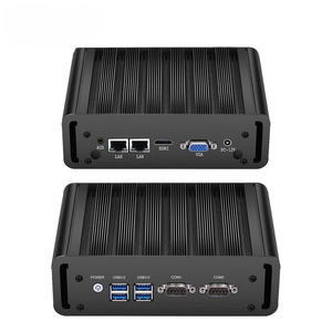 İki Ethernet çift Nic Pfsense in-tel çekirdek I3 I5 I7 mikro Tiny tek kurulu masaüstü bilgisayar Barebone fansız Mini Pc endüstriyel - Product Image 1