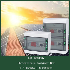 DC1000V太陽光発電DCコンバイナーボックス、1 2 3 4入力および1出力ソーラー配電ボックスIP65難燃性ハウジング - Product Image 2