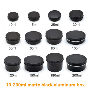 Wholesale Mini Custom Round Square Metal Packaging <strong>Box</strong> 50ml <strong>100ml</strong> 200ml Metal Container for Lip Balm Candle - Product Image 6