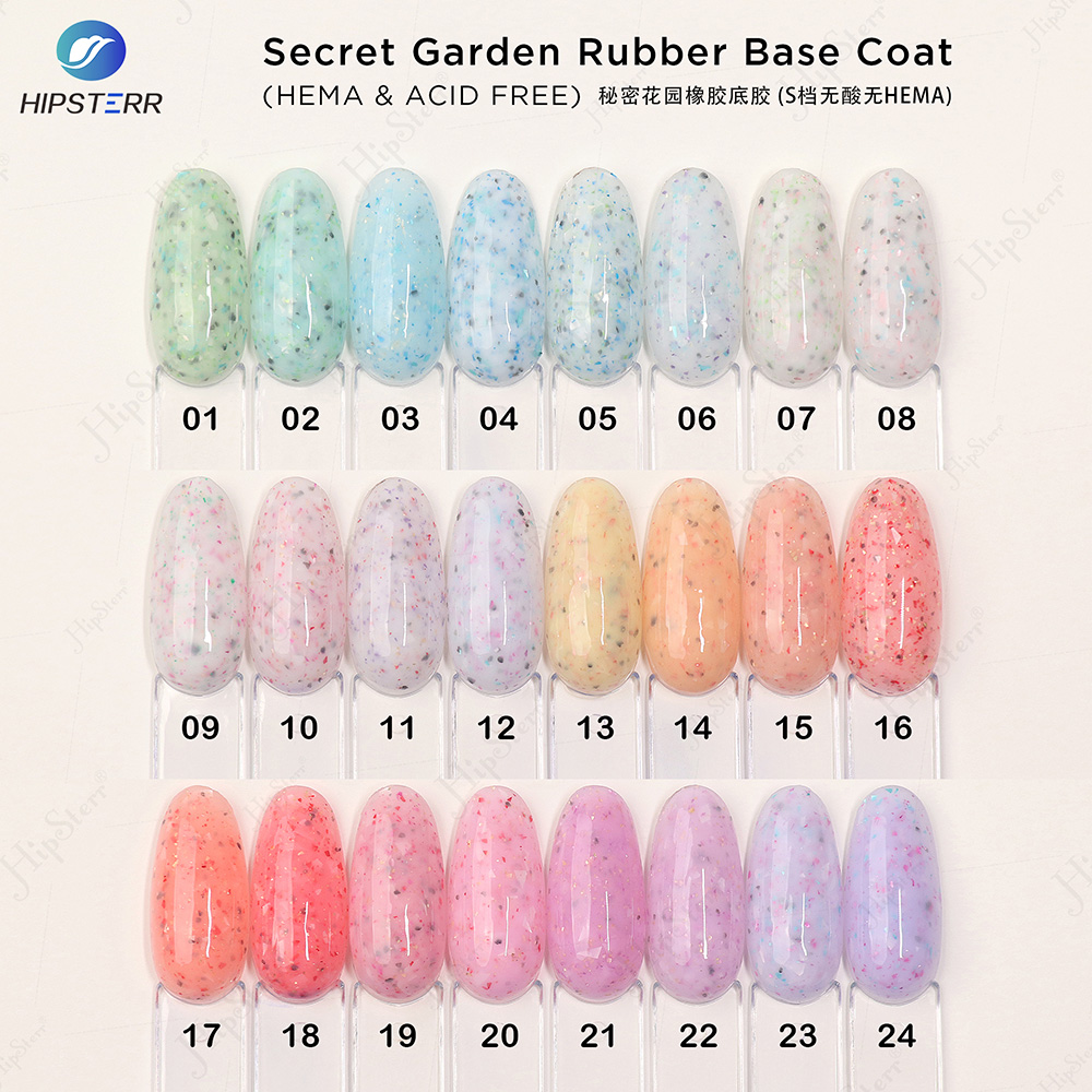 Secret Garden Rubber Base Coat(HEMA & ACID FREE)