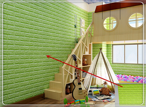 Bán Buôn Yiwu Nhà Máy Mi Lưu Ý 5 Hình Nền 3D Nước Bằng Chứng 3D Foam Tường Bảng Điều Chỉnh Cho Trẻ Em Phòng Khách <span class=keywords><strong>Marblr</strong></span> Gạch - Product Image 5