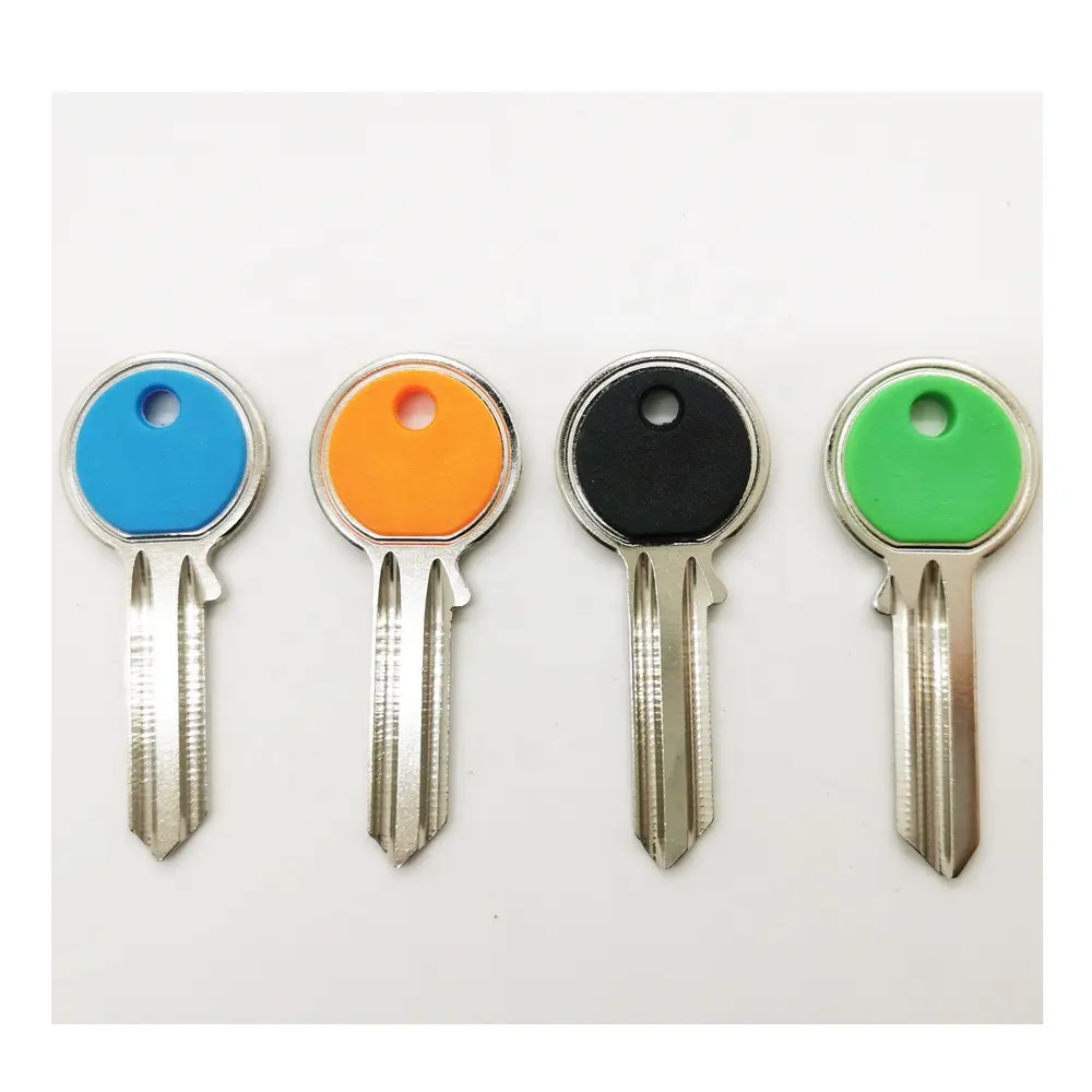 Testa di plastica rotonda UL050 chiave in bianco su misura colore della casa chiave per la duplicazione per il taglio