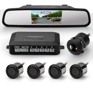 彩色 TFT-LCD 镜子显示视频停车传感器 - Product Image 1