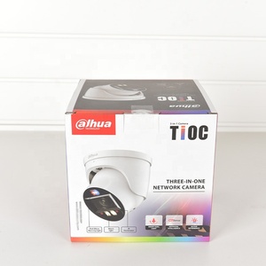 原装大华4MP 5MP 6MP 8MP 3合1智能双光主动威慑Poe Tioc圆顶子弹眼球网络摄像机 - Product Image 3