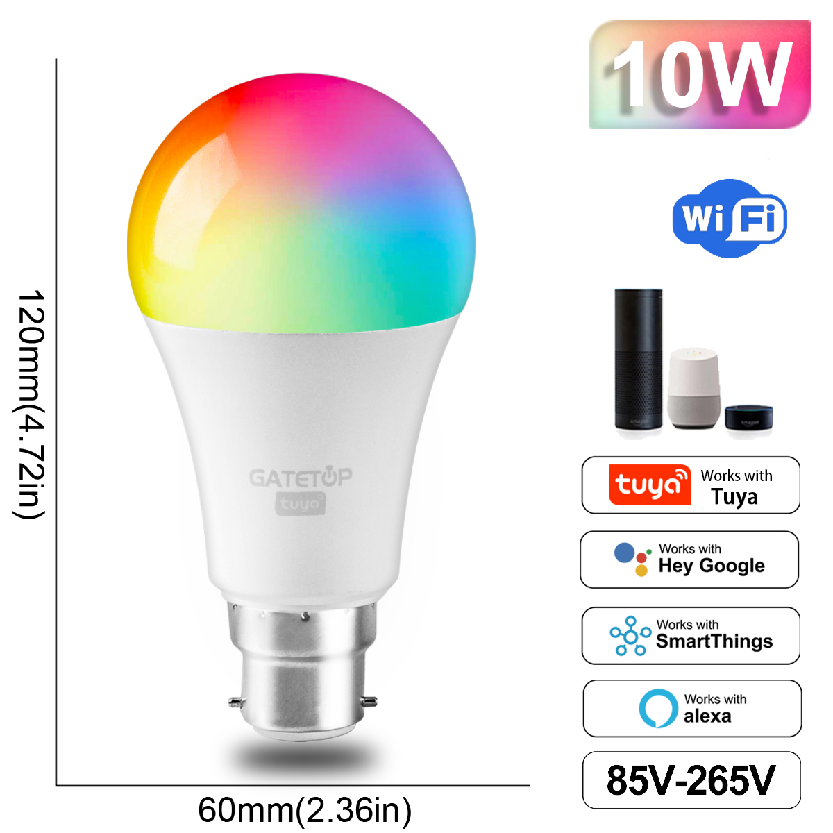 colorido A60 10W B22