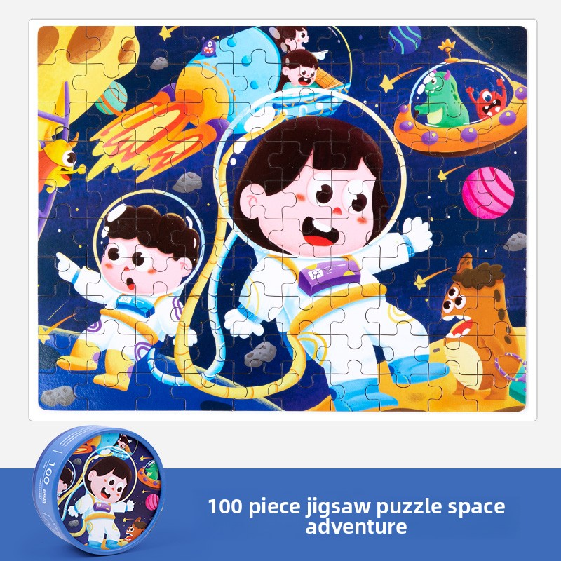 100 piece puzzle space adventure